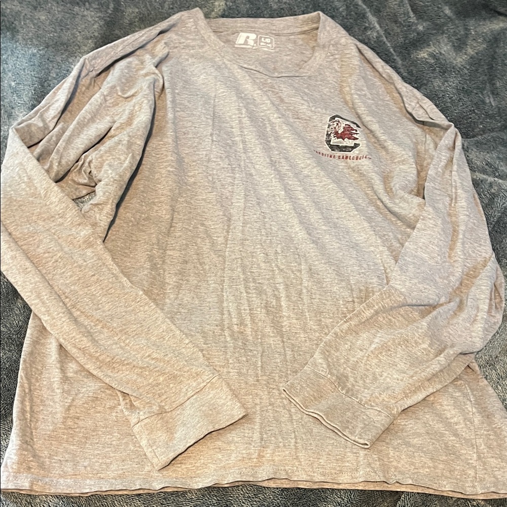Russell Athletic Heather Gray Long Sleeve Tee